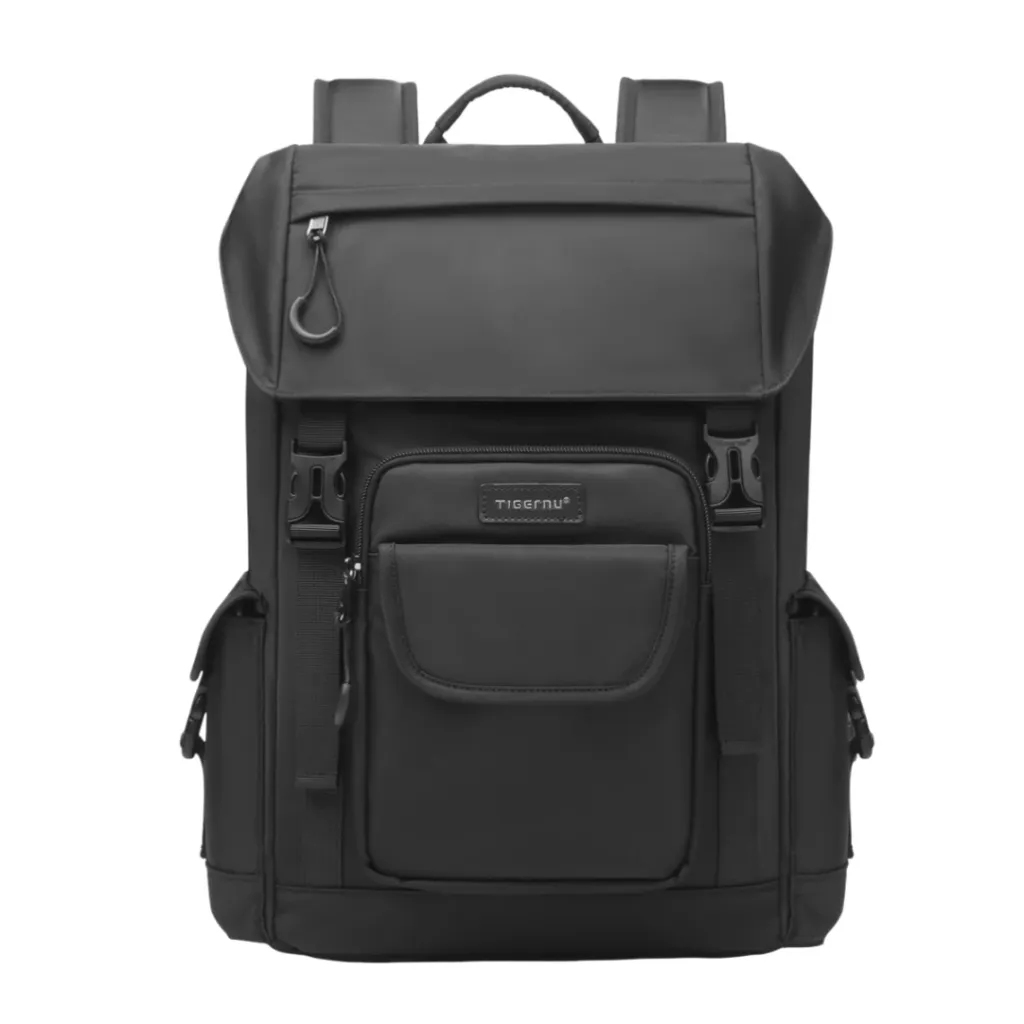 [T-B9909B] Tigernu Nolvik – Mochila Impermeable 290D con Bolso Magnético Desmontable 15.6” (Black)