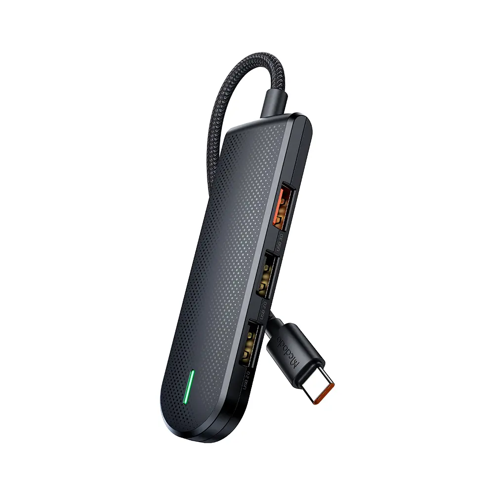 Hub USB-C 5 en 1 Mcdodo con USB 3.0, USB 2.0 y Lector SD/TF