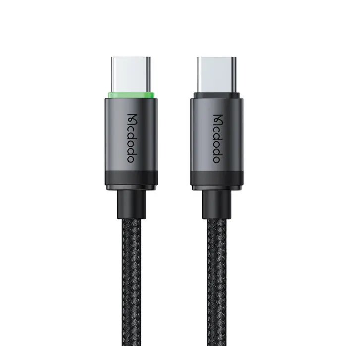 Cable Mcdodo USB-C a USB-C 60W con Luz de Carga 1m