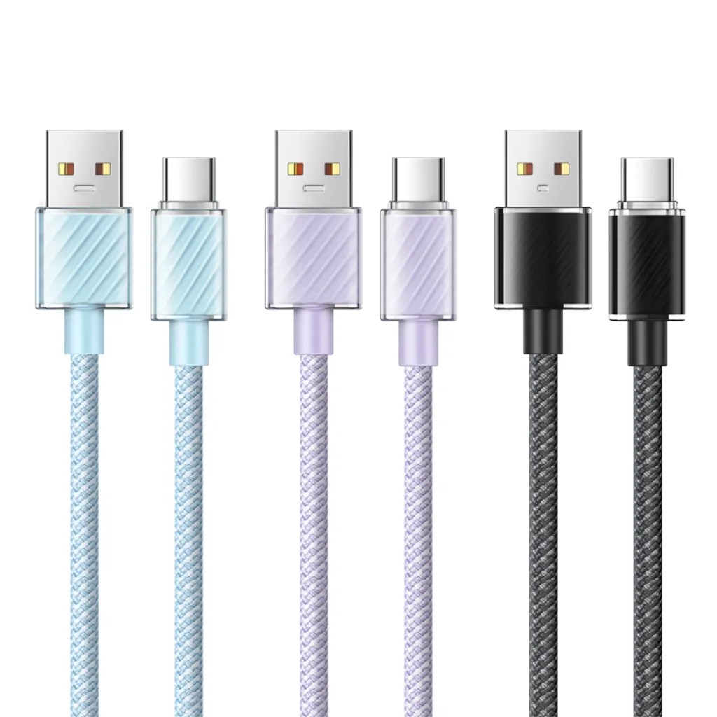 Cable Transparente Mcdodo USB-C a USB-C 6A 100W 1.2m