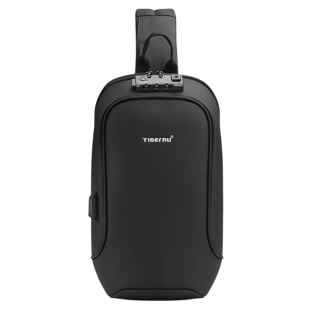 [T-S8102] Tigernu Cross Body Lock – Bolso Impermeable TPU con Compartimentos y Seguridad Antirrobo